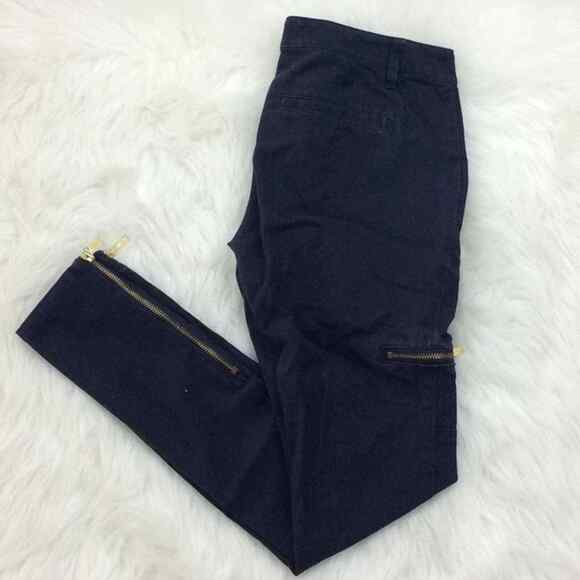 MICHAEL Michael Kors Pants - MICHAEL KORS Korda skinny moto zipper pants Women’s Size 0